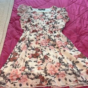 Floral Print Women's Dress